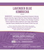 Lavender Blue Herbal Super Tea Kombucha (250ml) - Image 4