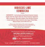 Hibiscus Lime Herbal Super Tea Kombucha (250ml) - Image 3